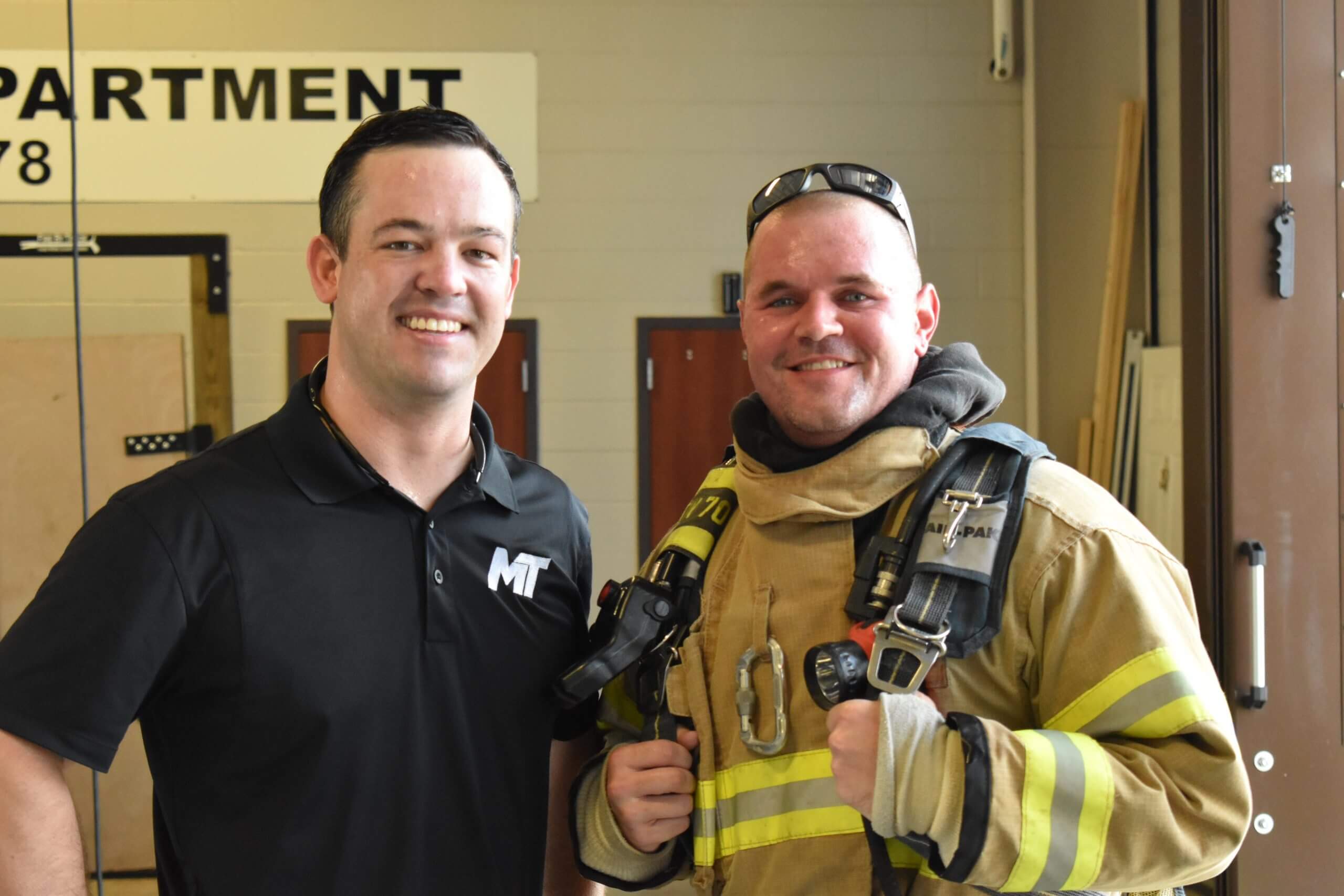 Firefighter Returns to Duty after Back Injury