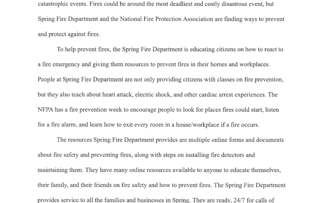 Mia Sparacino Twin Creeks 8th Winner Essay Competition