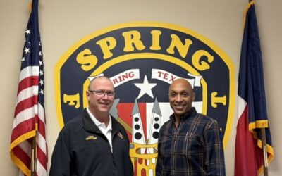 Spring Fire Department Welcomes District Chief of Professional Development Kevin J. Alexander, Jr.
