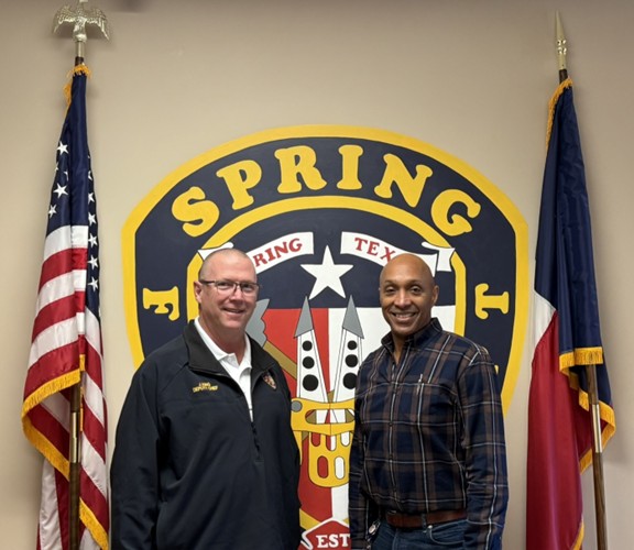 Spring Fire Department Welcomes District Chief of  Professional Development Kevin J. Alexander, Jr.